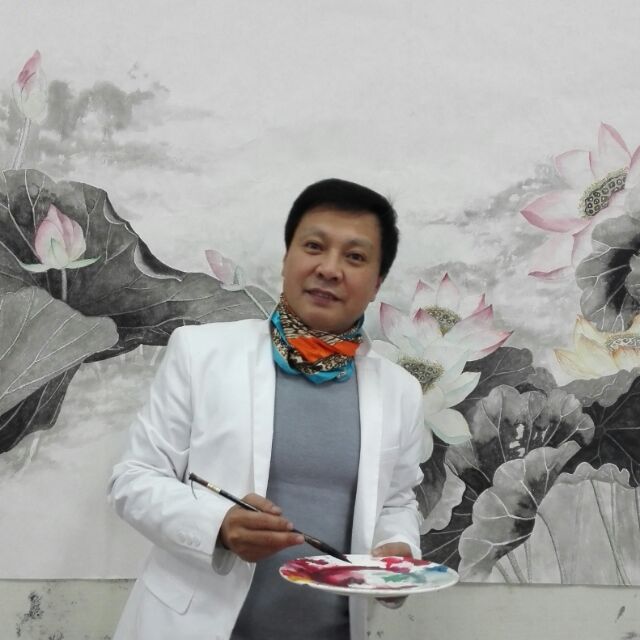 画家纠缠（张军）先生